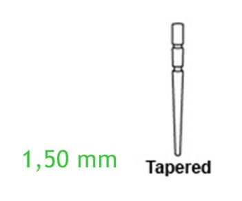 FibreKleer Üvegszálas Csap – 1,5 mm, Zöld