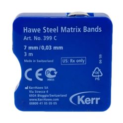 Kerr Hawe fém matricaszalag 7mm/0,03mm (3m)