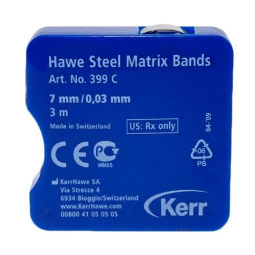 Kerr Hawe fém matricaszalag 7mm/0,03mm (3m)
